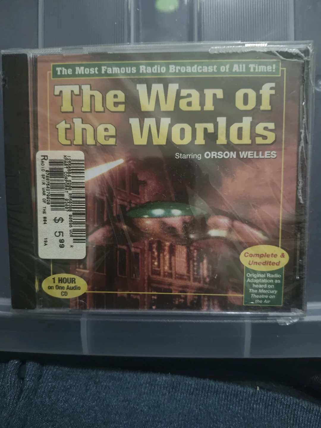 The War of the Worlds Audio CD Starring Orson Welles