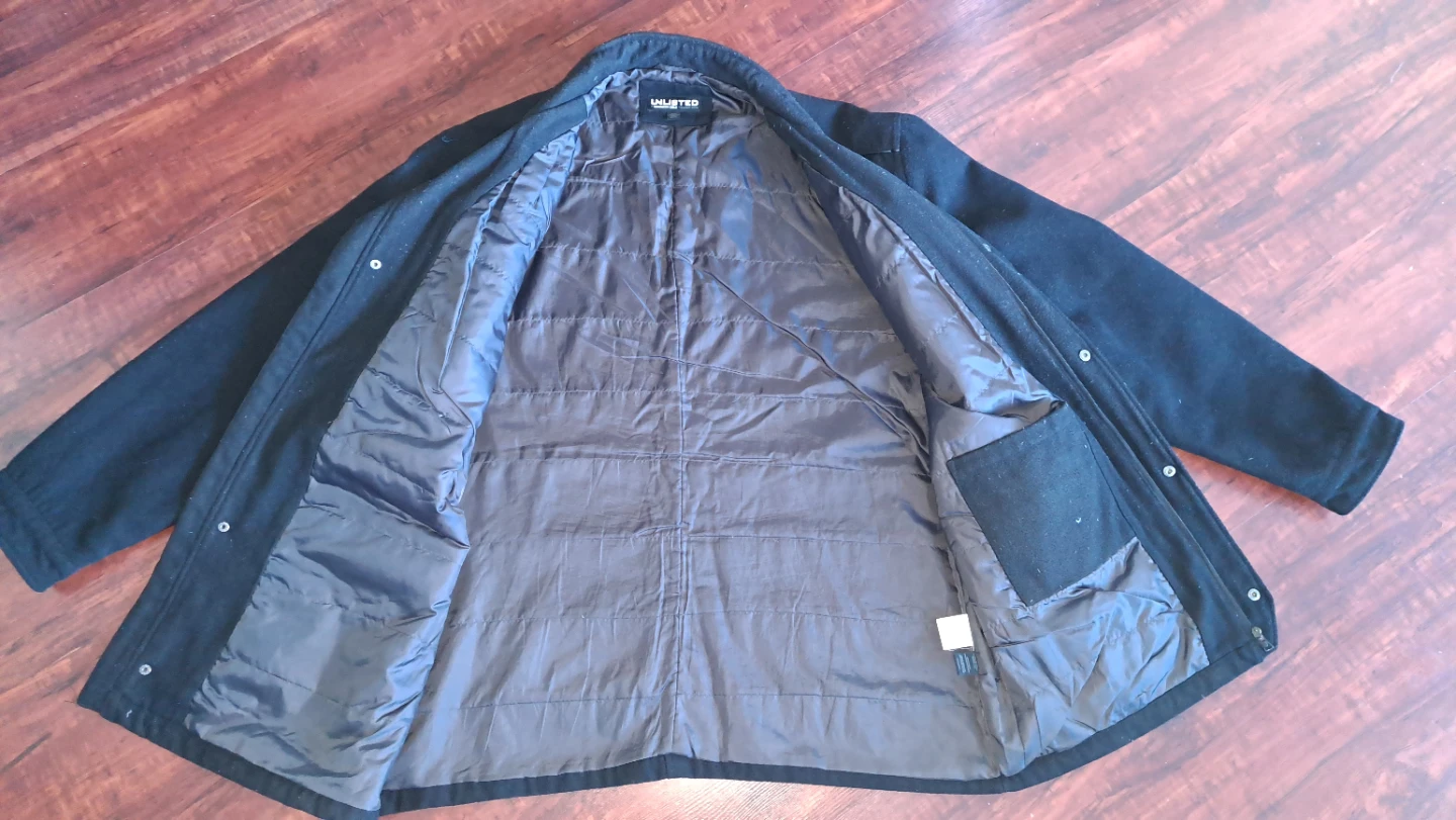 Unlisted by Kenneth Cole Black Wool Jacket for Men - photo 3