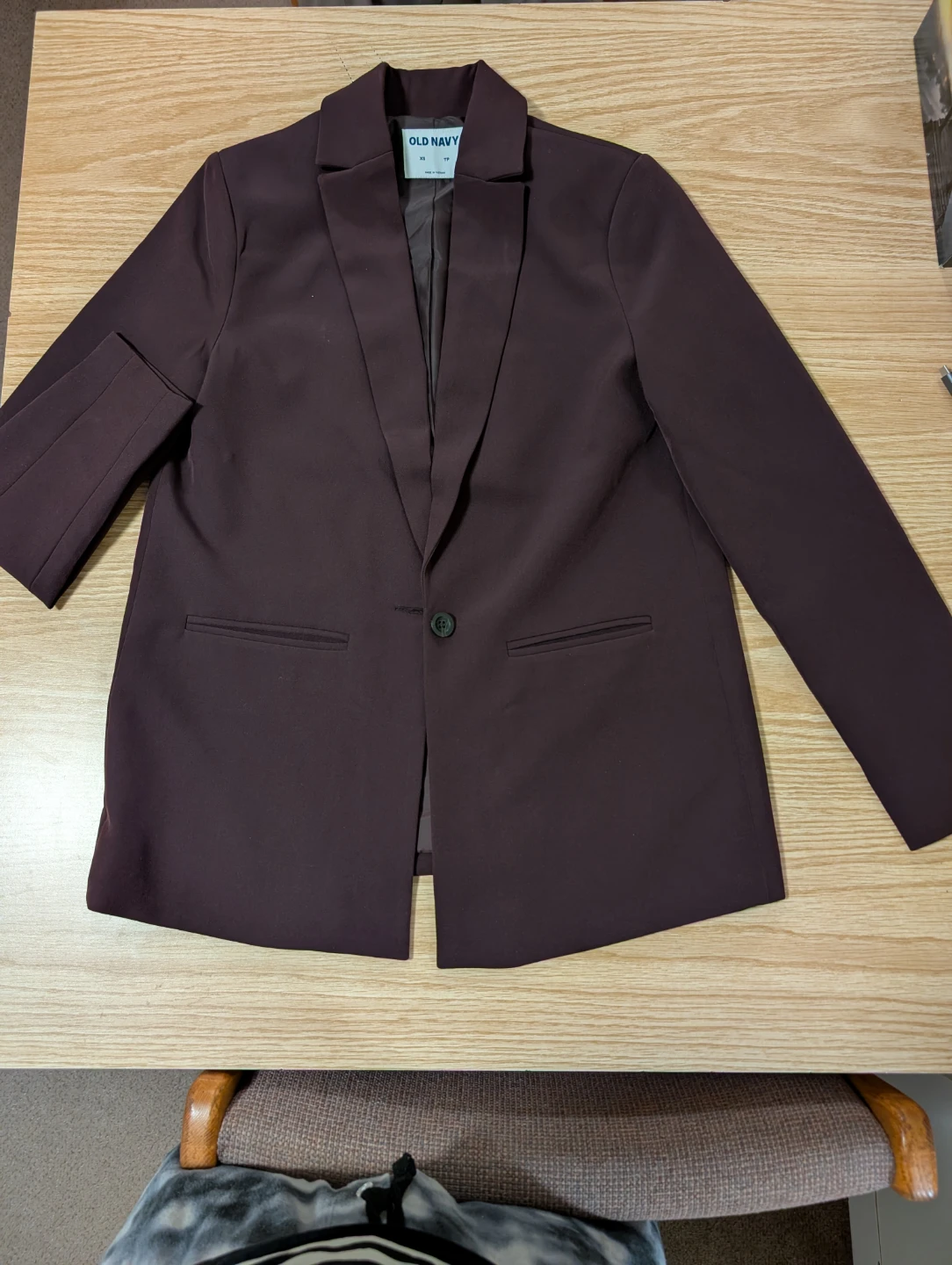 Old Navy Blazer -  Size XS - Burgundy