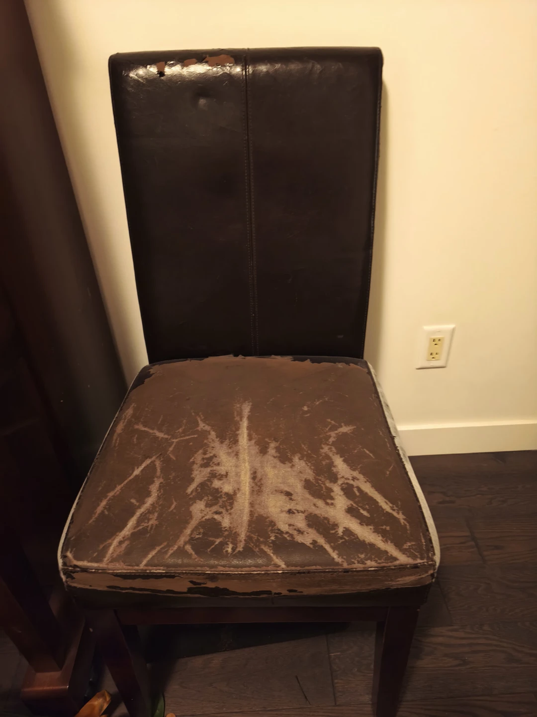 Brown dining chair