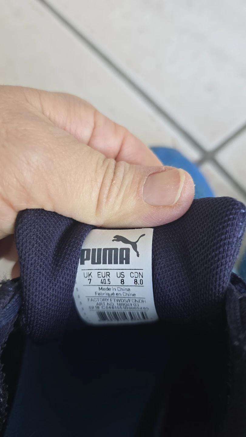 Puma Blue Running Shoes - US 8 - photo 3