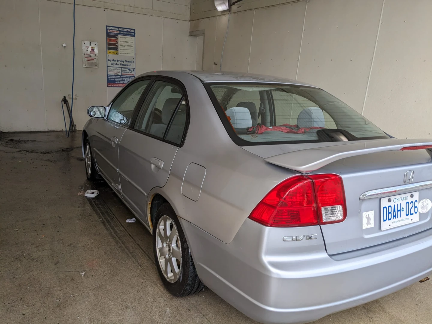 Silver Honda Civic Sedan 2003 - photo 4