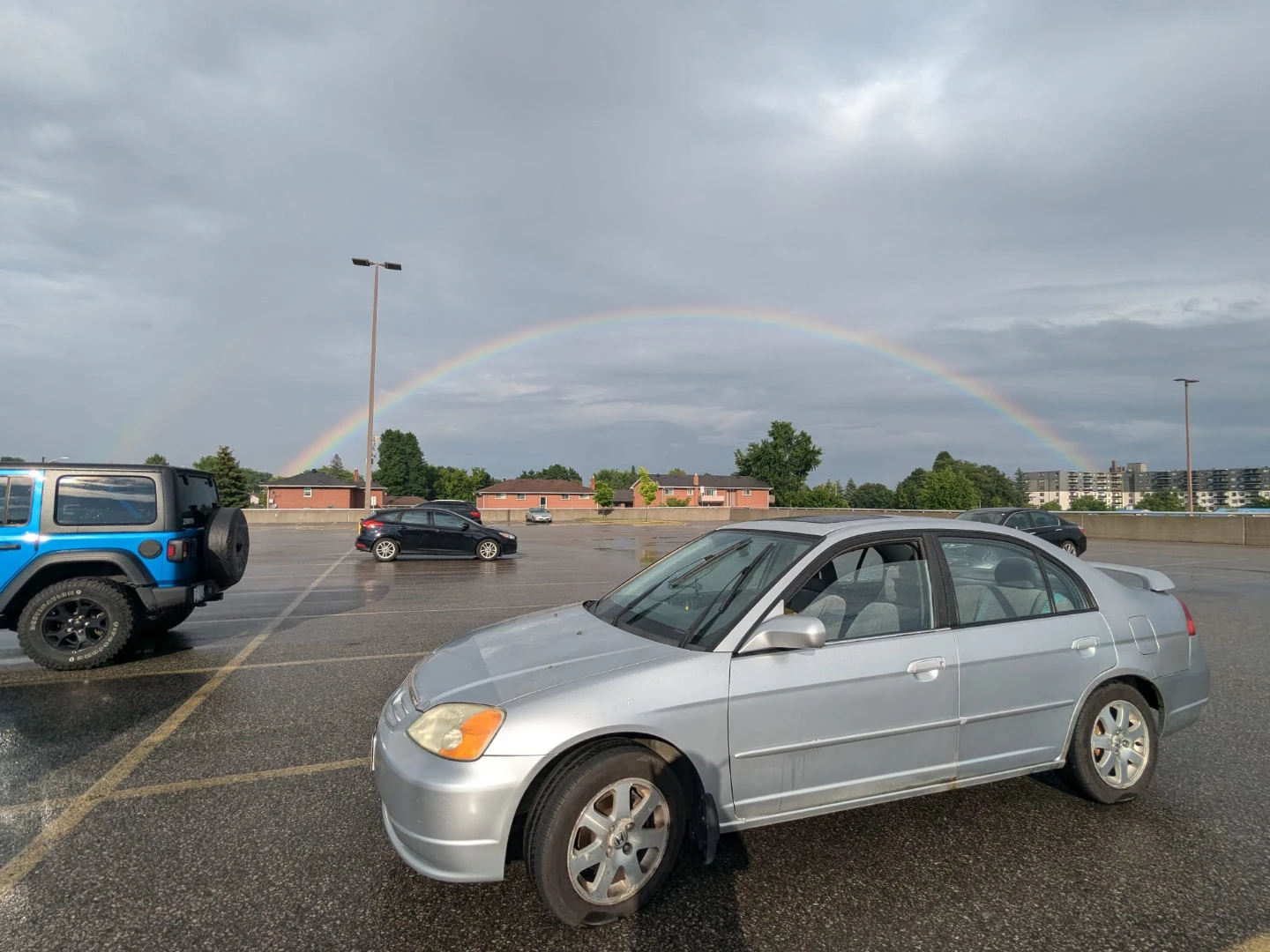 Silver Honda Civic Sedan 2003