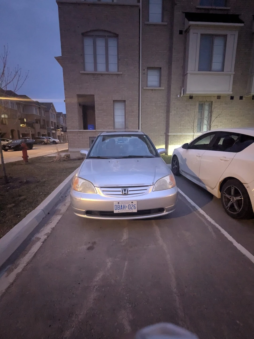 Silver Honda Civic Sedan 2003 - photo 2