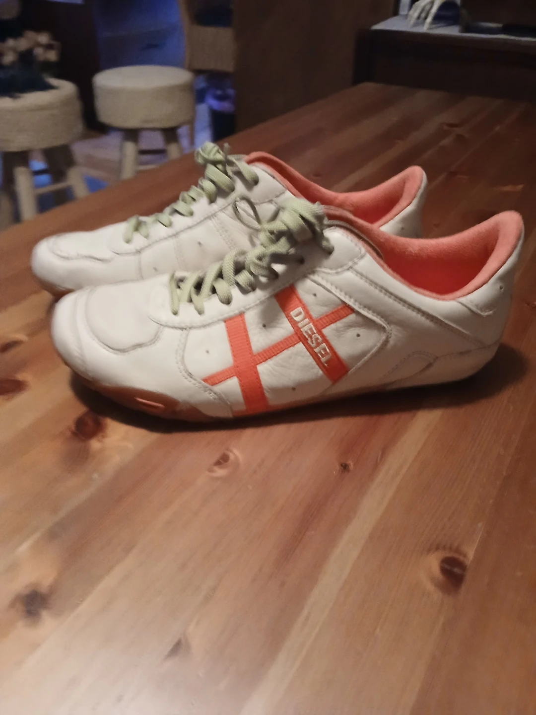 Diesel Women's Leather Sneakers - Size 39
