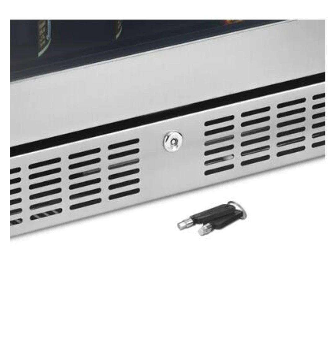 Newair 24 inch Beverage Refrigerator - Stainless Steel - photo 5
