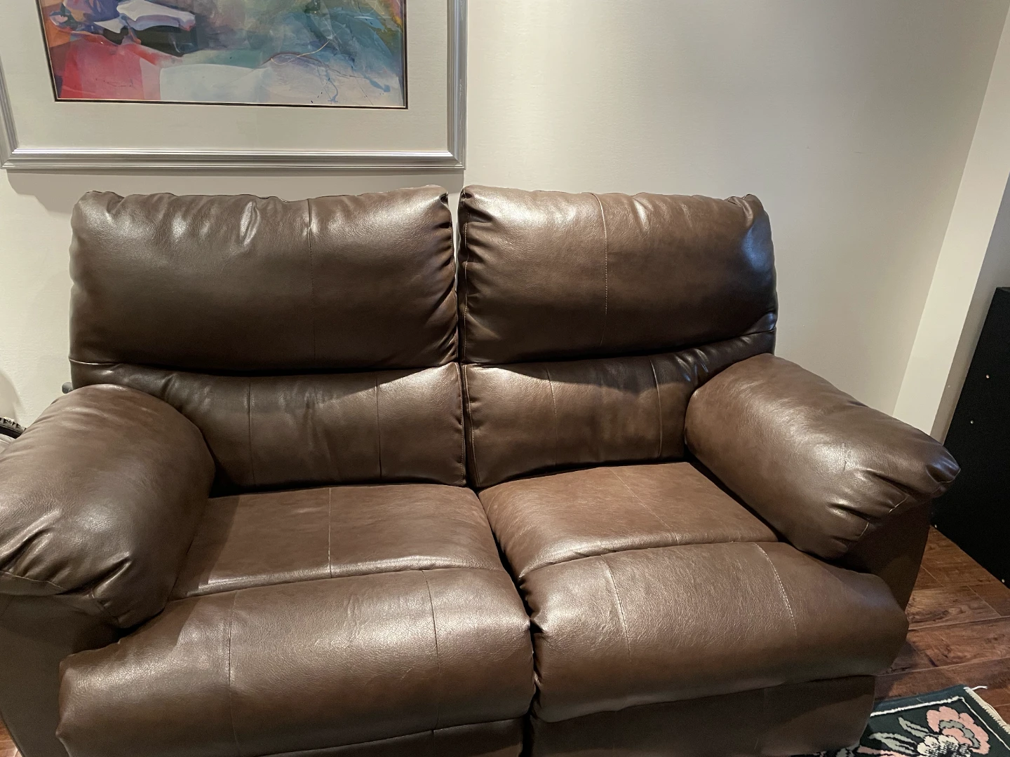 Leather Loveseat Recliner