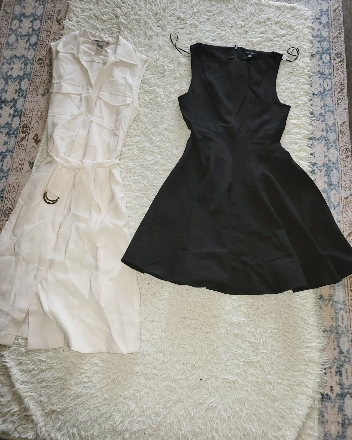 $20 FOR BOTH! White & Black Dress