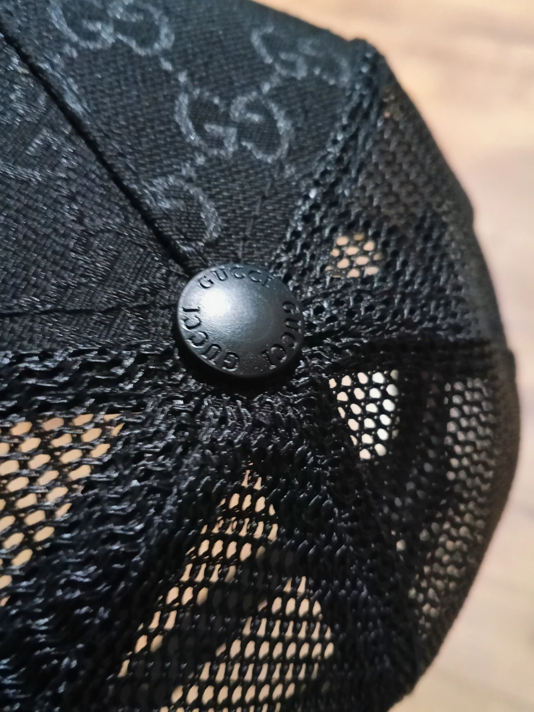 Black Gucci Baseball Cap