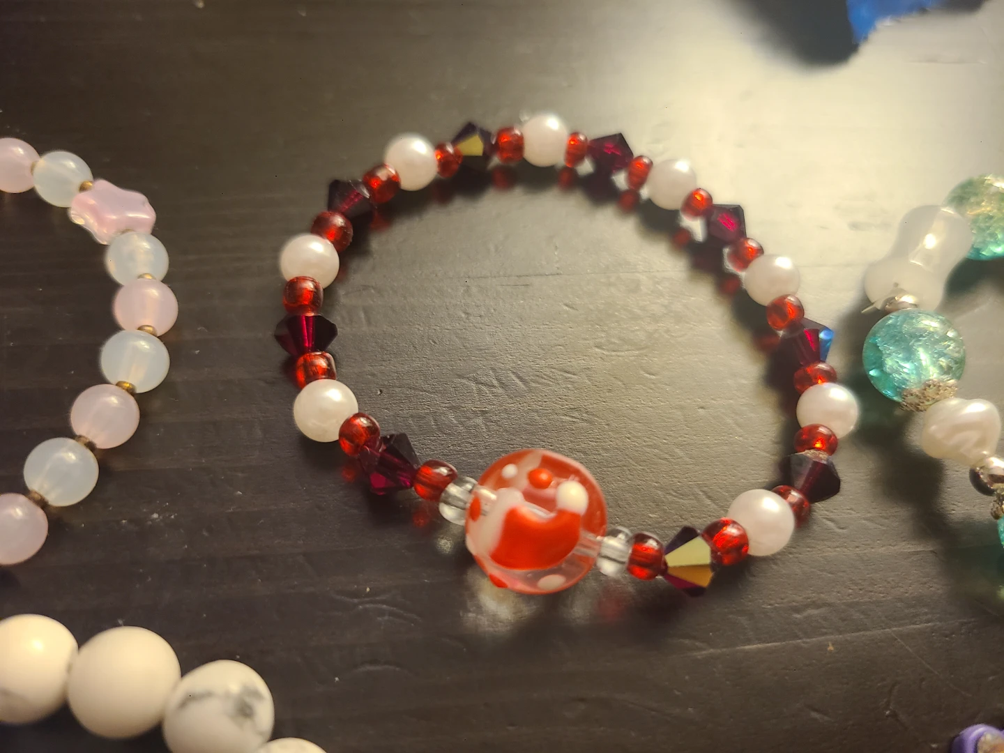 Assorted Beaded Bracelets with Charms - photo 4