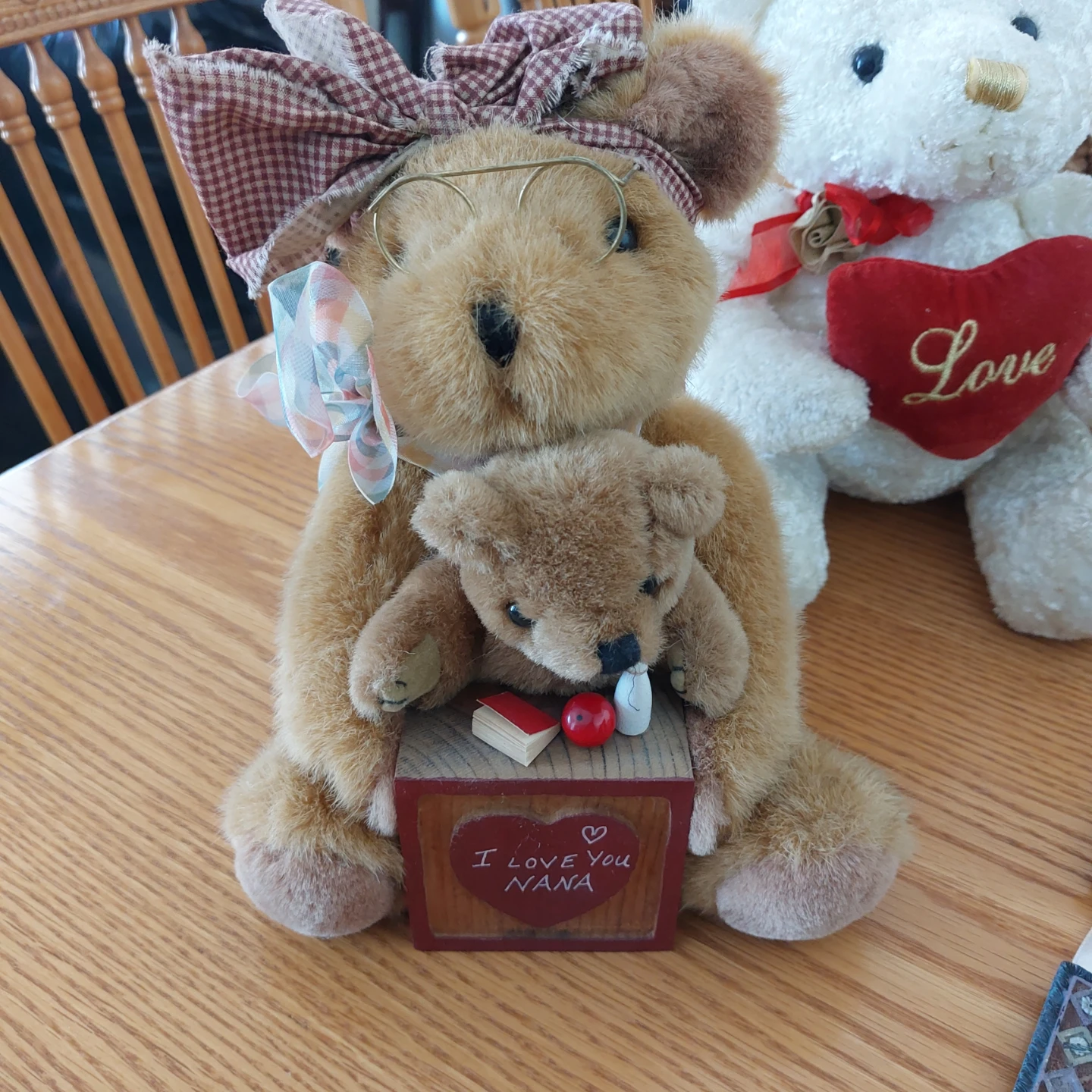 I Love You Nana Teddy Bear Figurine - photo 2