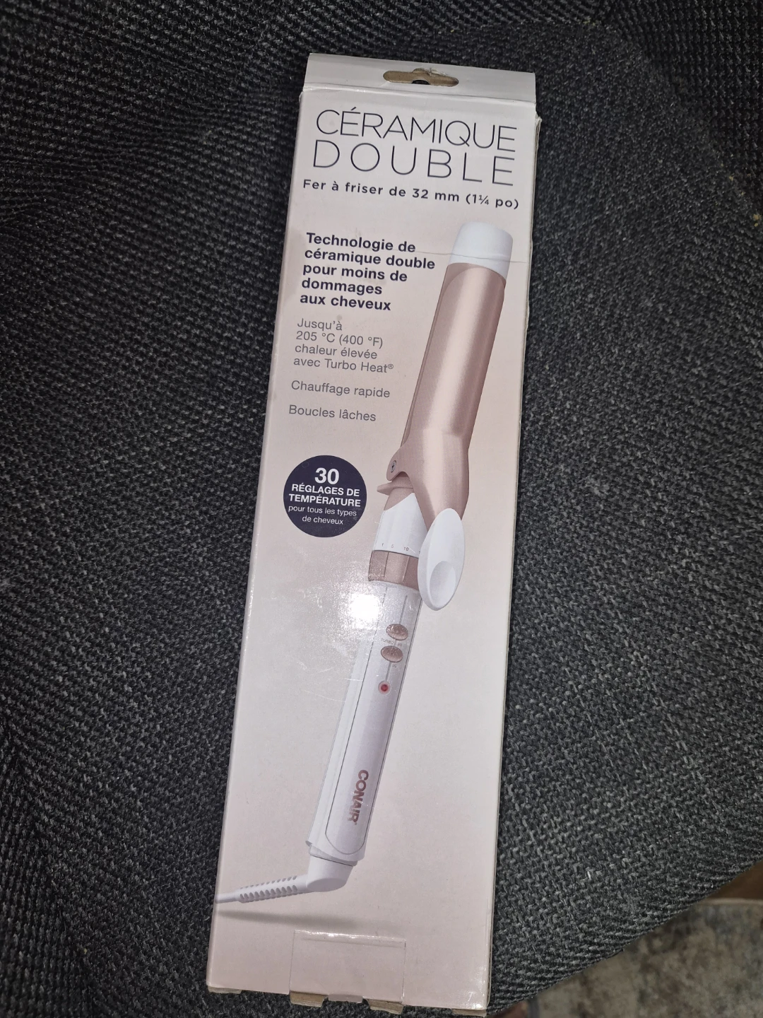 Conair Double Ceramic Curling Iron 1 ¼ inch - photo 2