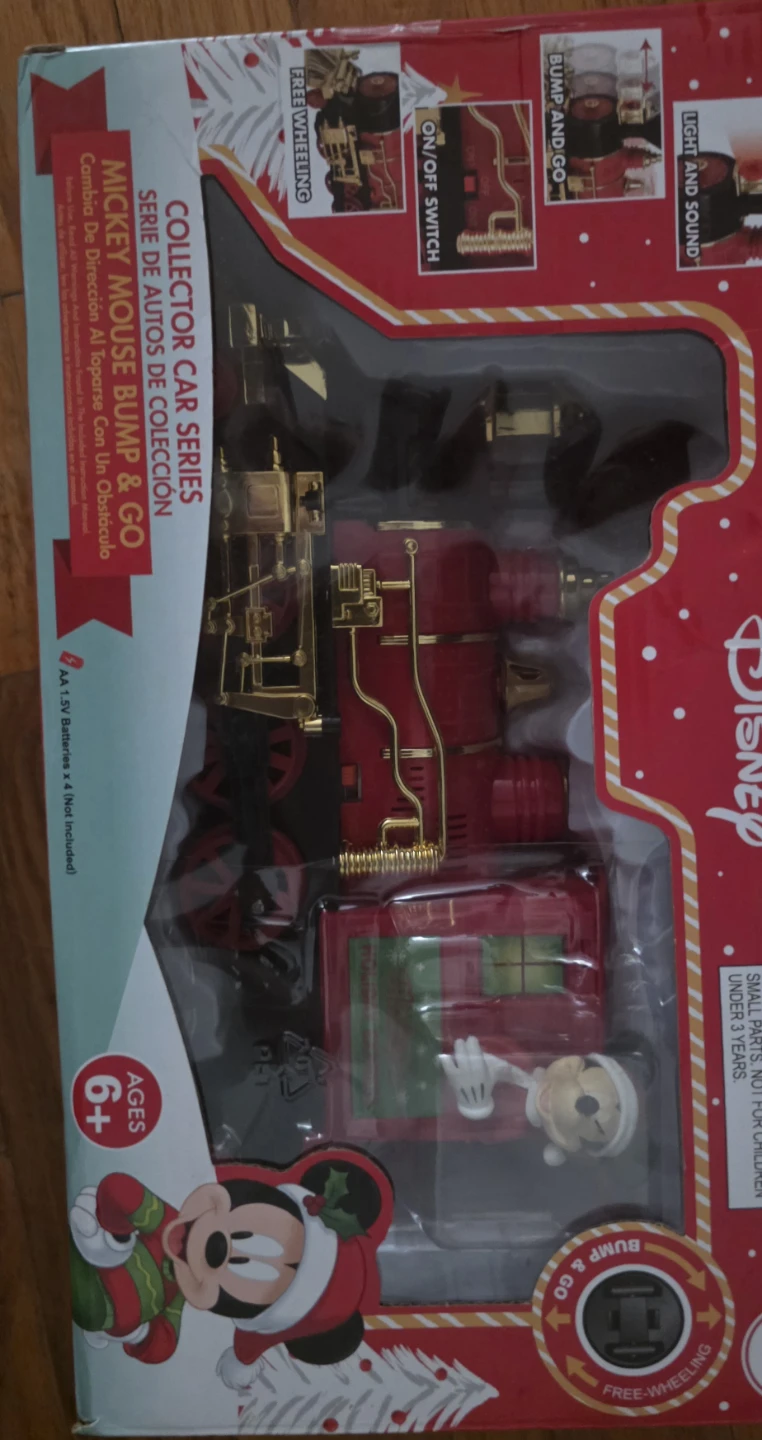 Disney Mickey Mouse Bump & Go Collector Car Series Train