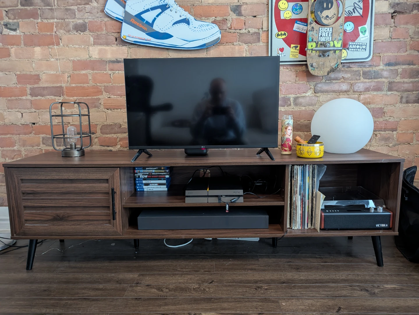 Dark Wood Entertainment Unit