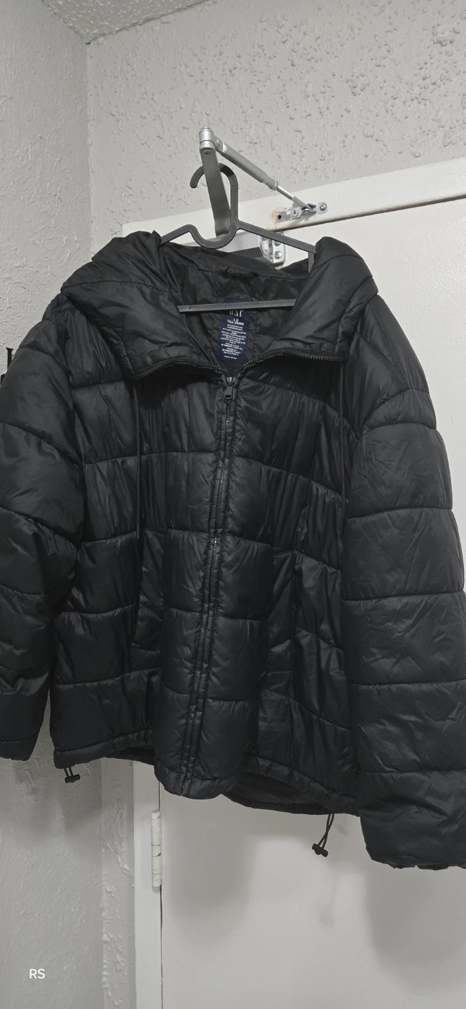 Women's GAP Tall Grand Black Puffer Jacket - Size L