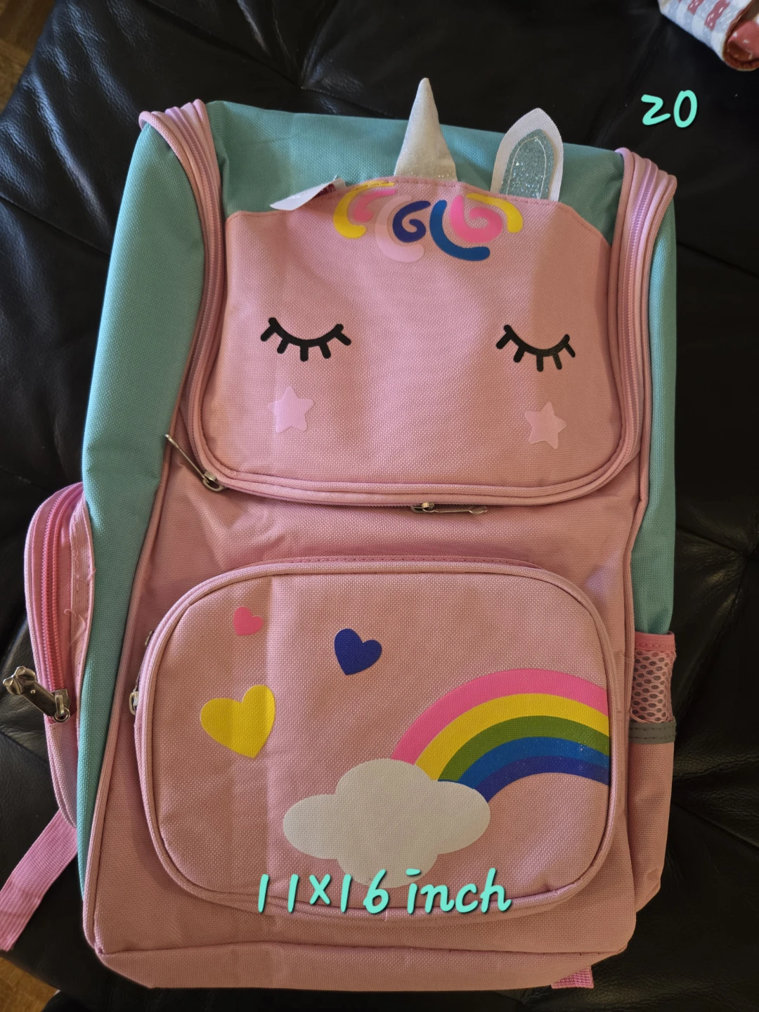 Unicorn Backpack 11x16 Inch