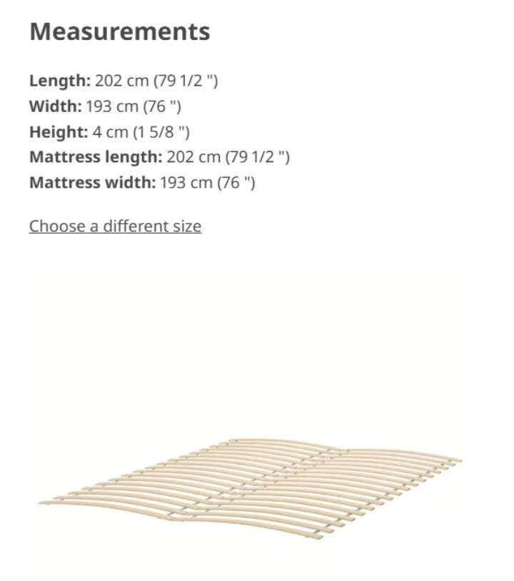 Ikea Luroy King Size Slats - photo 2