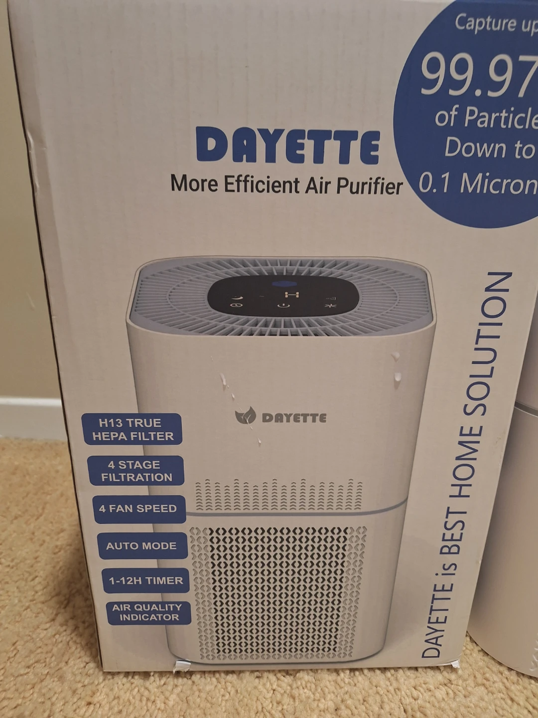 DAYETTE Air Purifier withHEPA Filter - photo 2