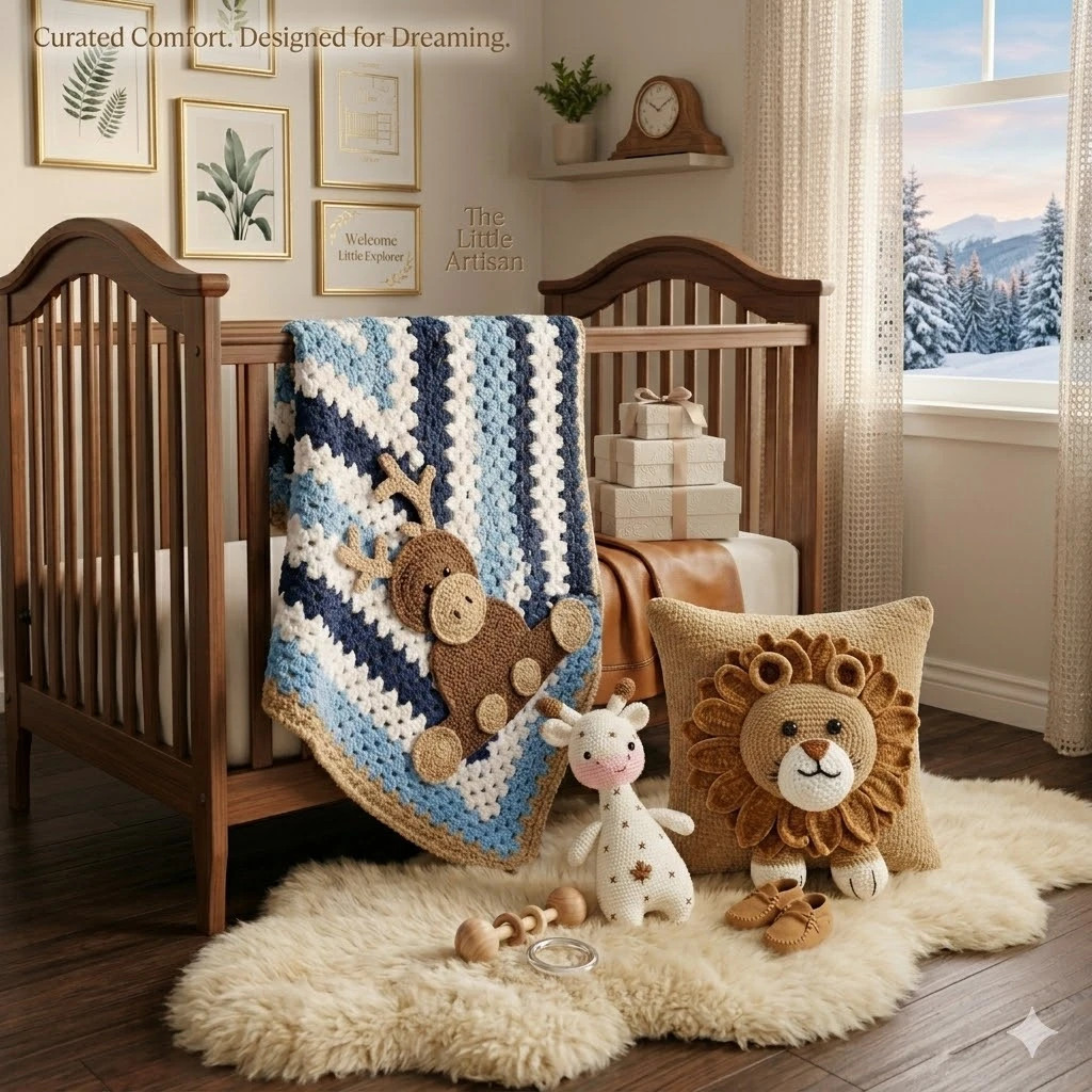 Crochet set for baby
