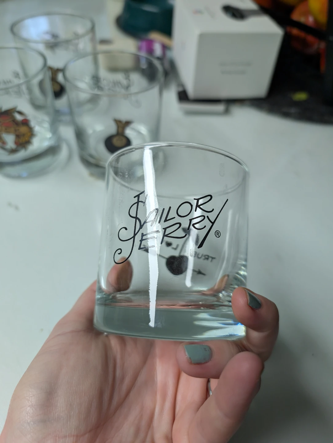 Sailor Jerry Tattoo Design Rocks Glasses- Set of 5 - photo 4