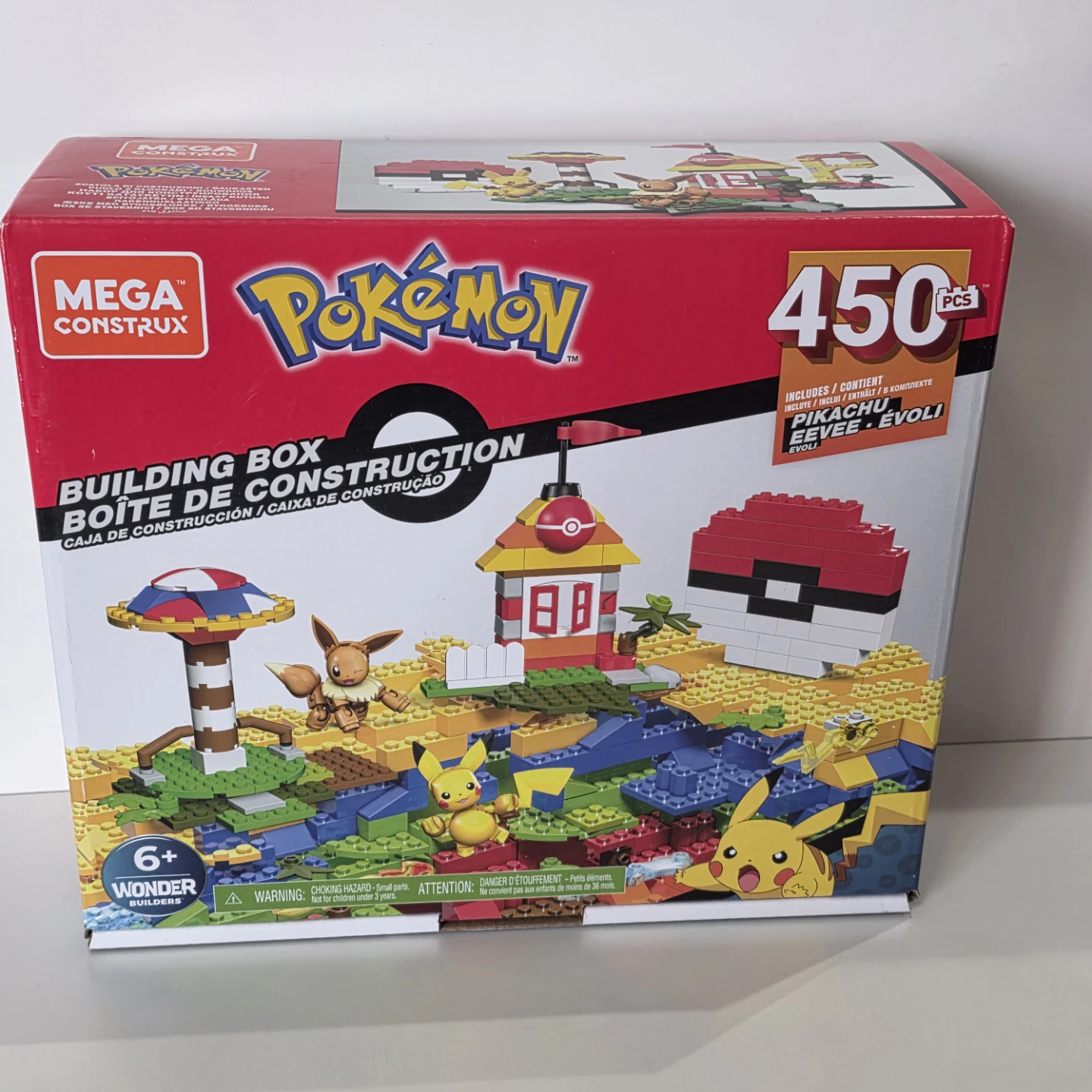 Mega Construx Pokemon Building Box - Pikachu & Eevee