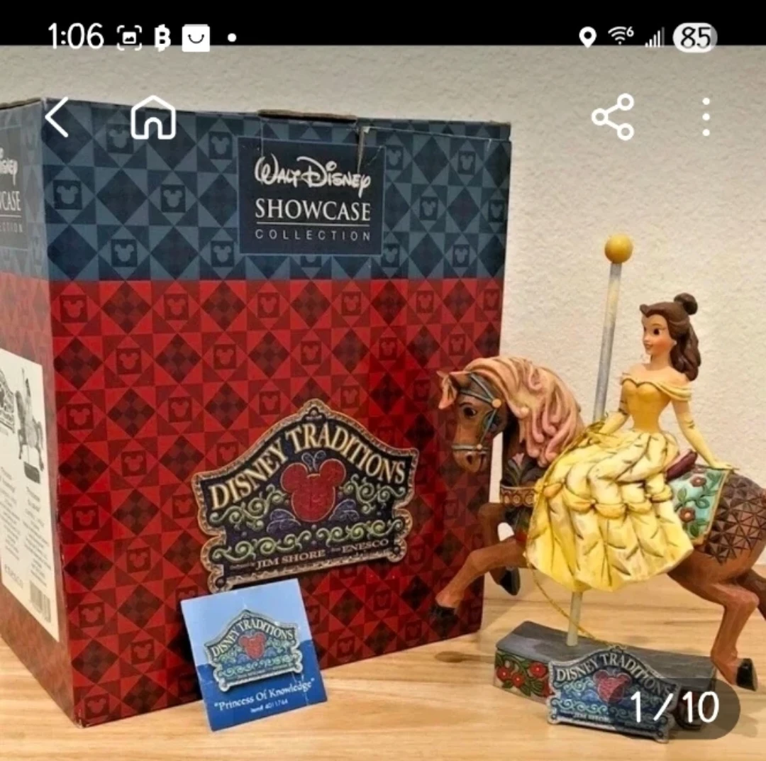 6 NEW antique Precious Moments Disney collectibles