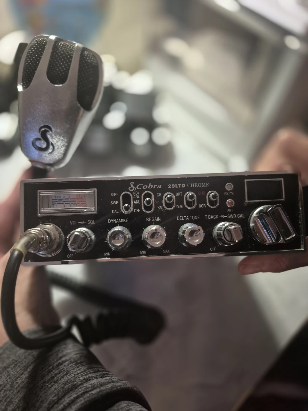 Cobra 29LTD Chrome CB Radio with Microphone