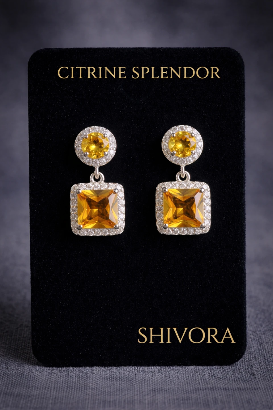Drop Earrings | Cubic Zirconia | Stainless Steel - photo 4