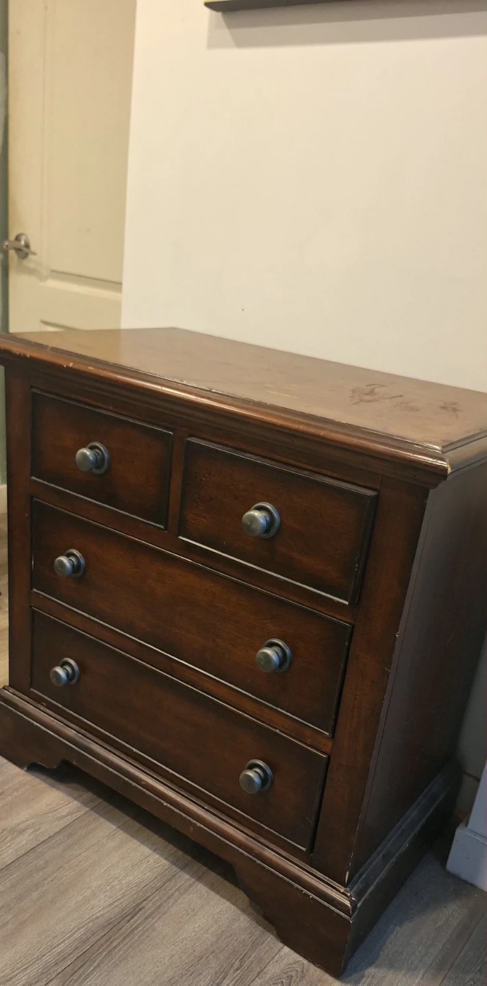 Vintage Small Solid Wood Dresser 🥕