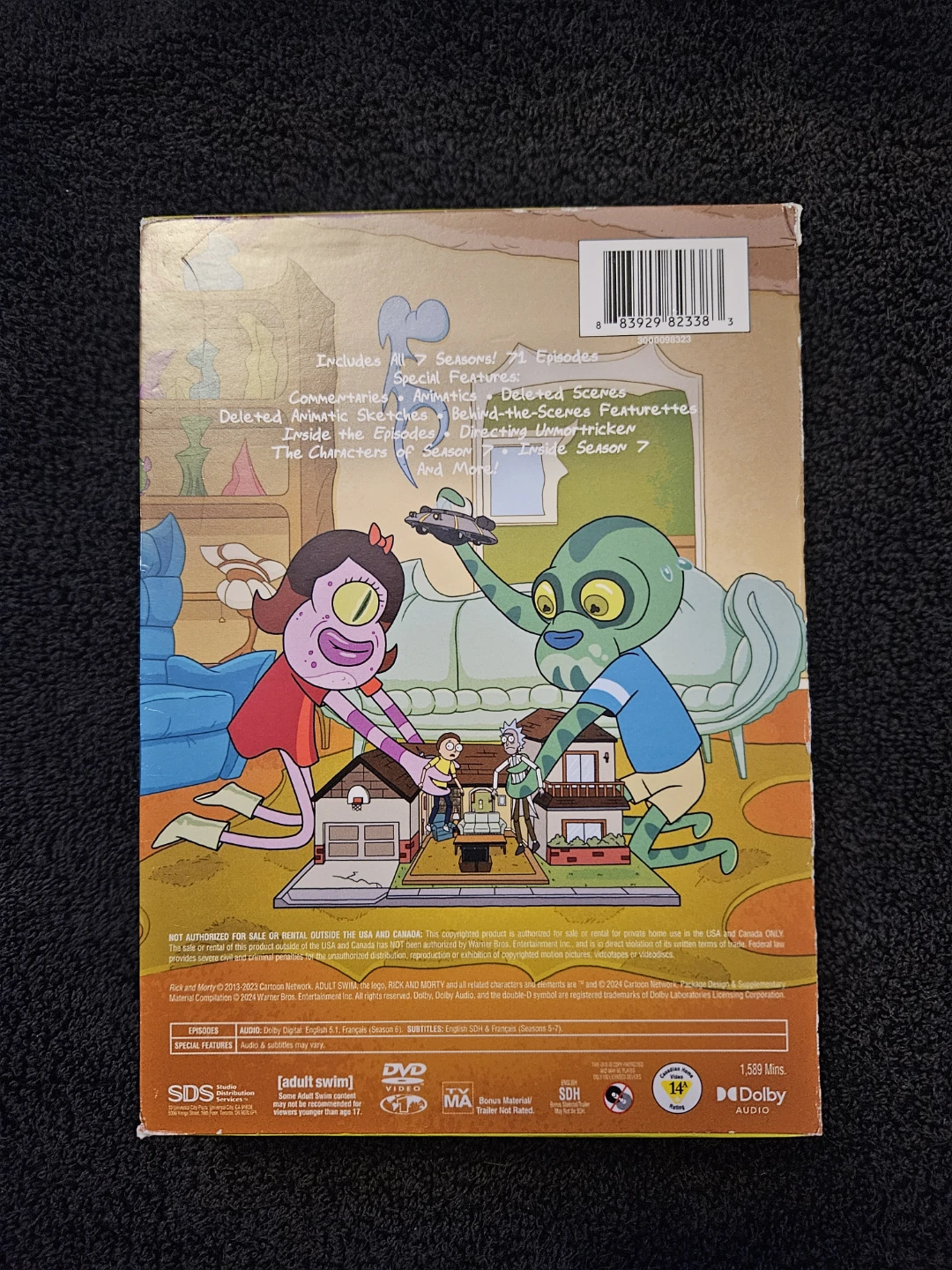 Rick and Morty The Complete Seasons 1-7 Blu-ray Set - photo 2