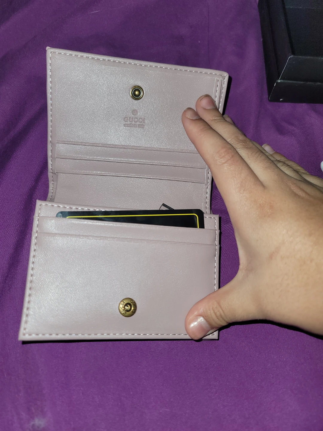 Gucci Pink Quilted Marmont Wallet - photo 5
