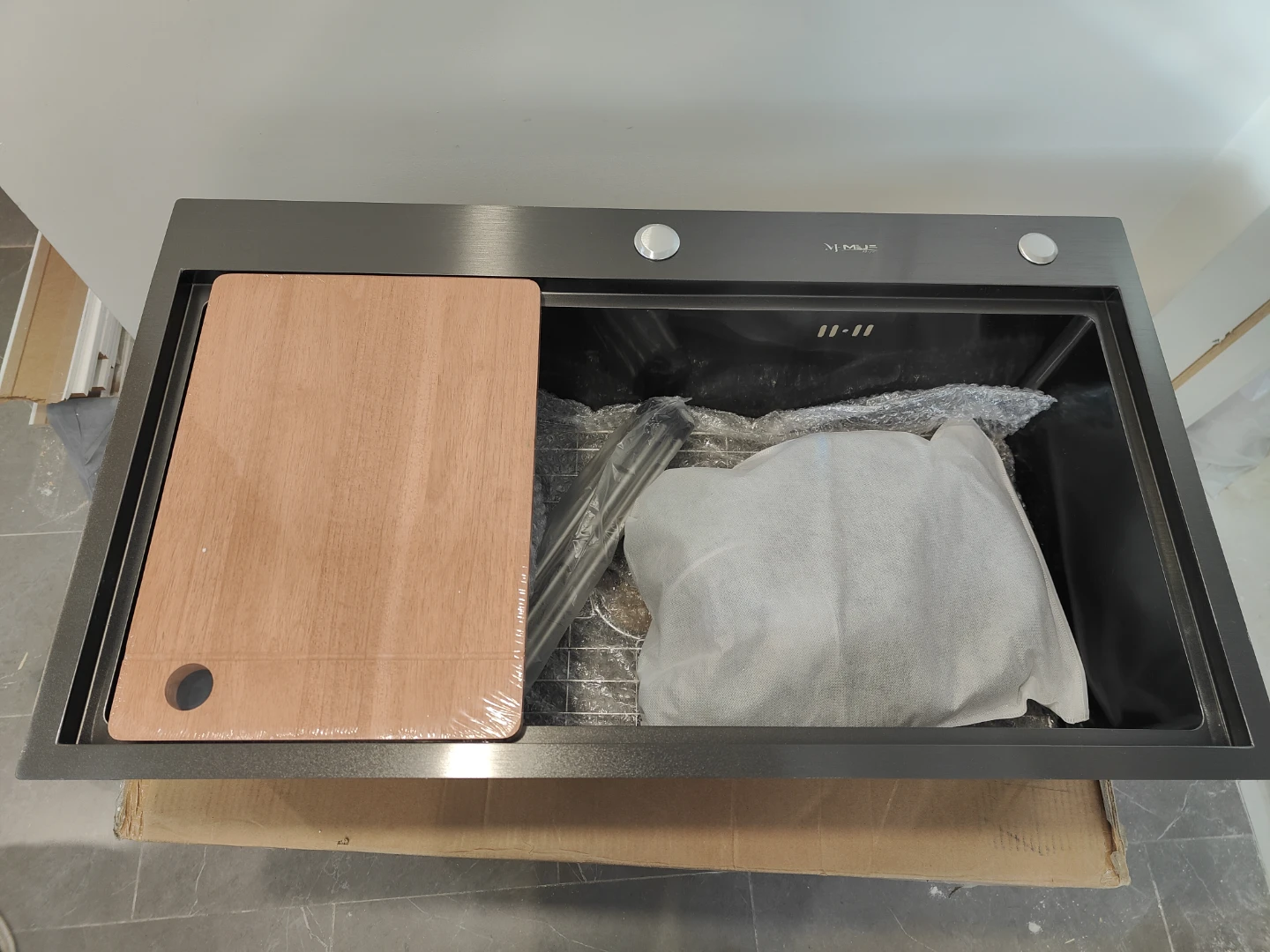 Black Stainless Steel Topmount Kitchen Sink