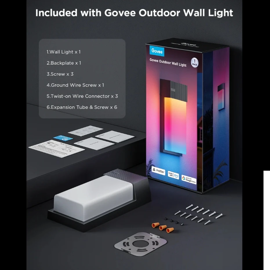 Govee Outdoor Wall Light - photo 3