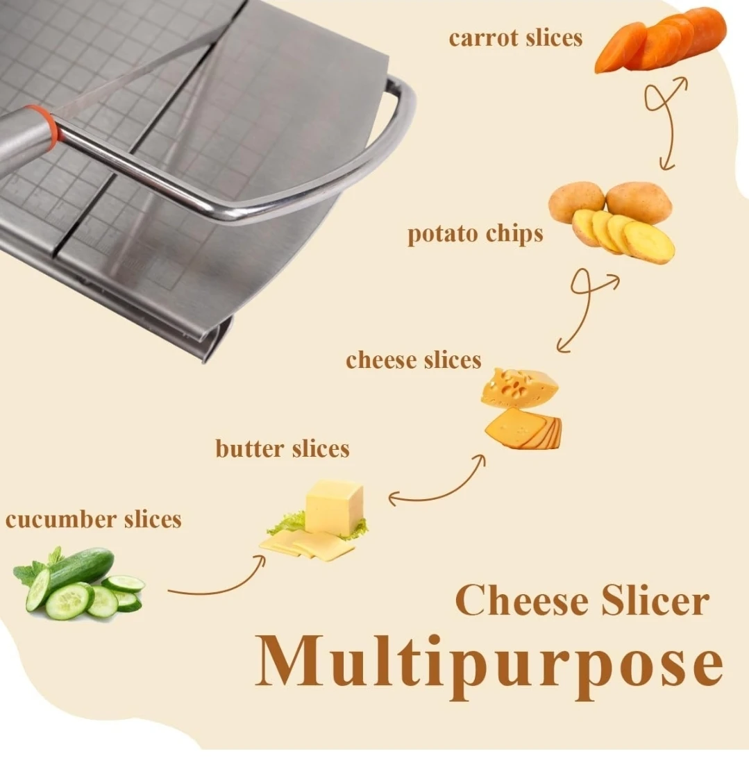 Stainless Steel Multipurpose Cheese Slicer - photo 5