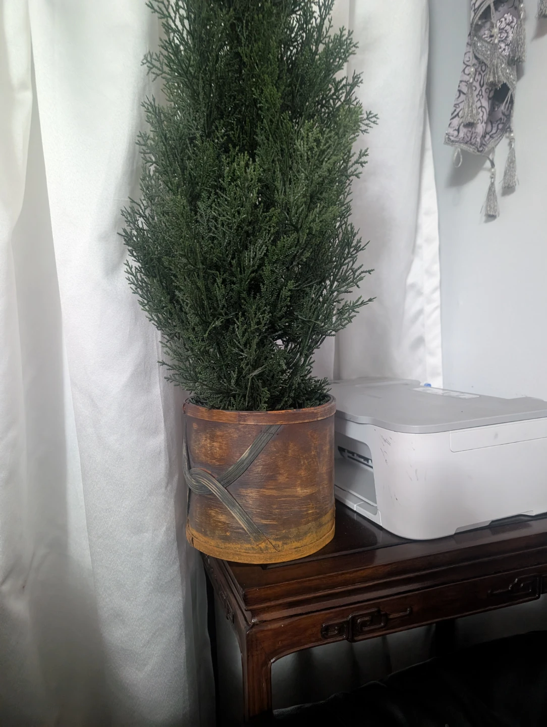 Artificial Cedar Tree in Decorative Pot - photo 4