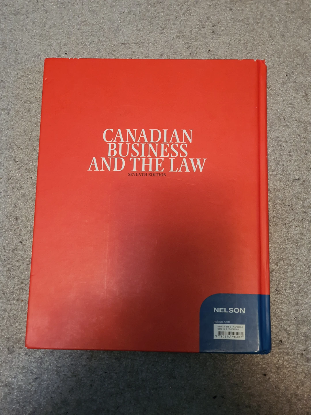 Hardbound Canadian Business and the Law 7th Edition Textbook - photo 2