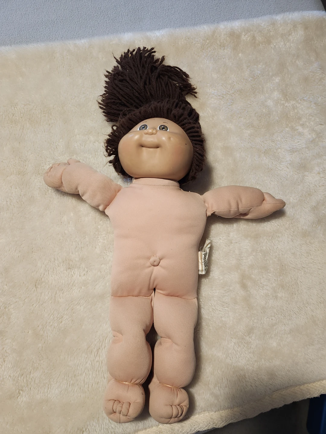 Vintage Cabbage Patch Kid Doll - Brown Hair