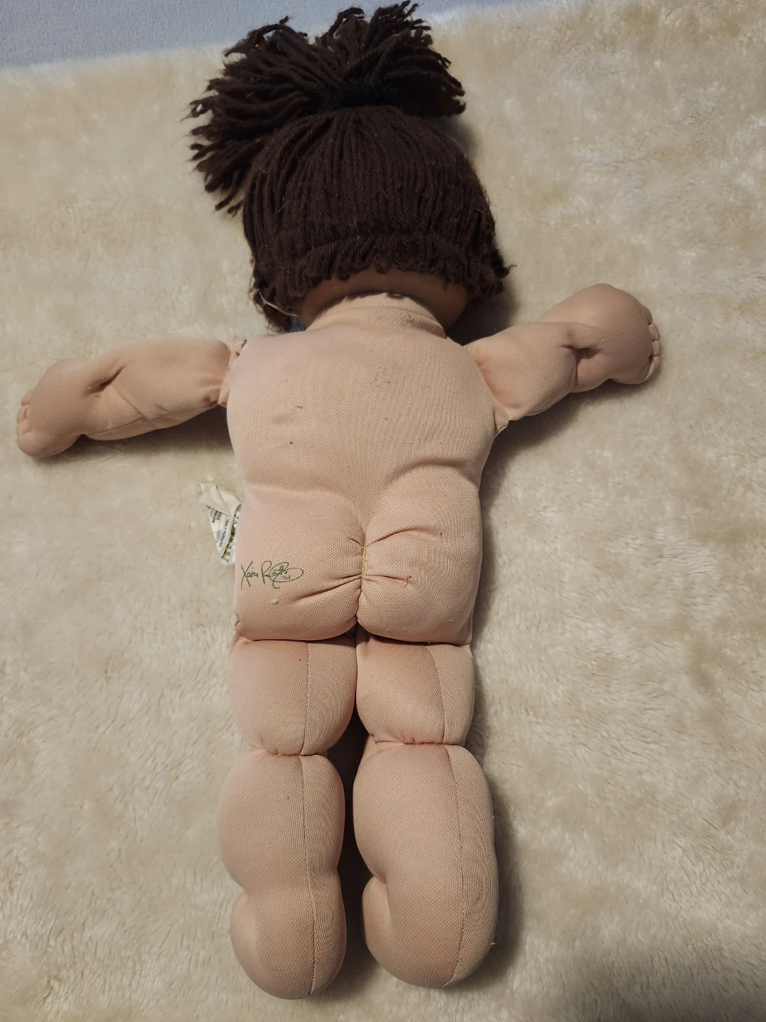 Vintage Cabbage Patch Kid Doll - Brown Hair - photo 2