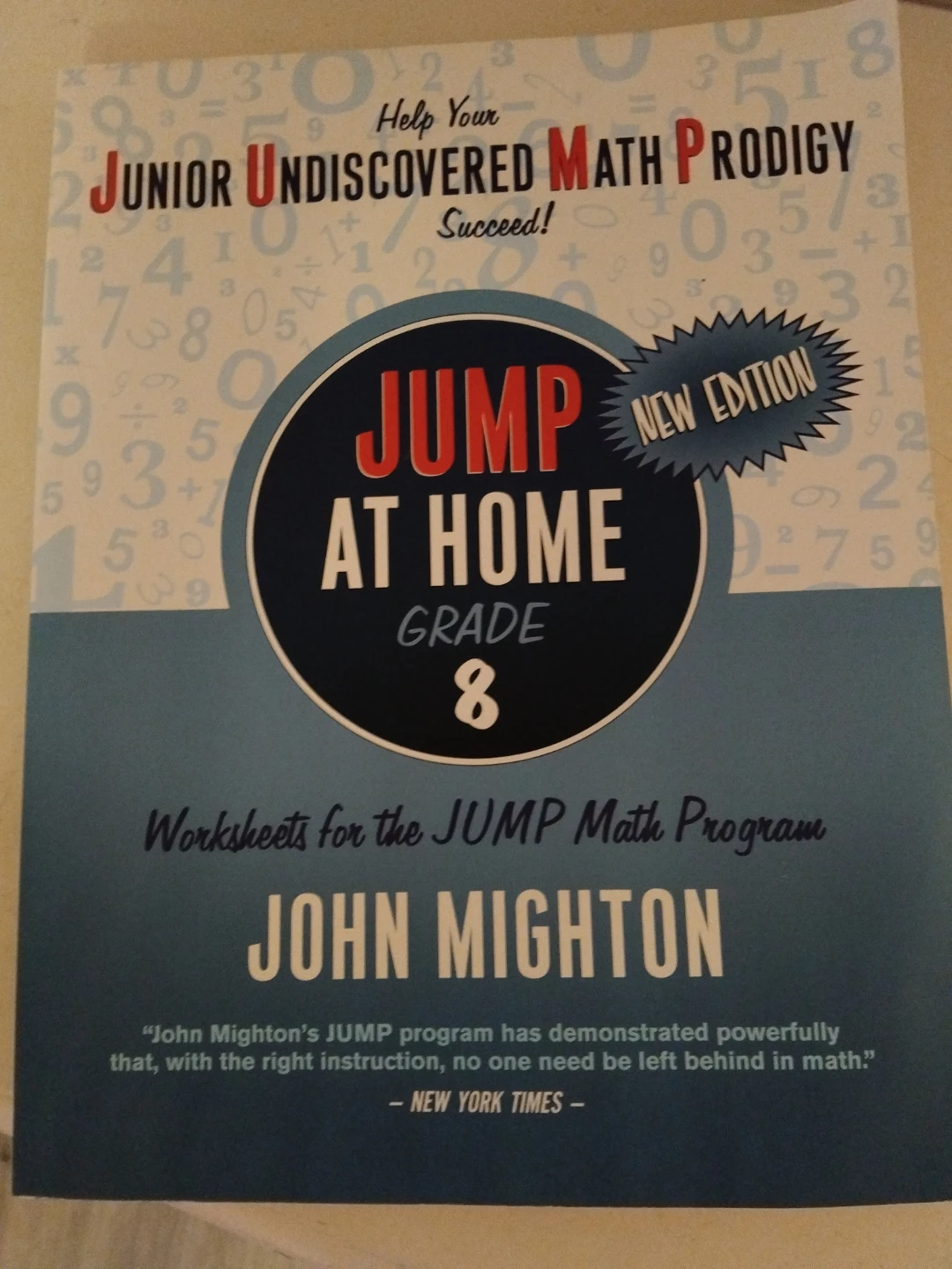 JUMP Math At Home Grade 8 Workbook - New Edition