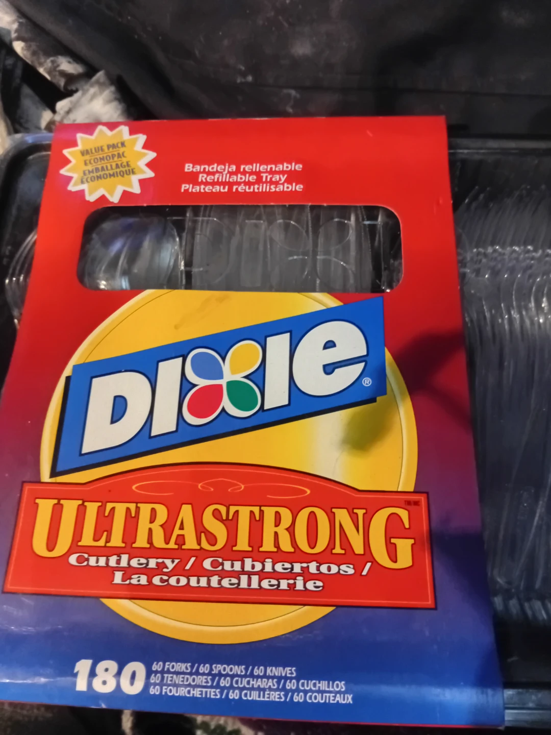 Dixie Ultrastrong Cutlery Set - 180 Pieces