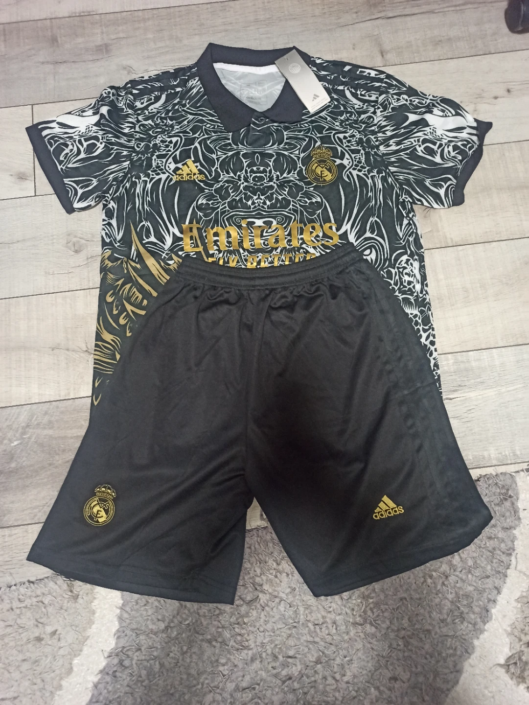 Adidas Real Madrid Soccer Jersey and Shorts Set - photo 2