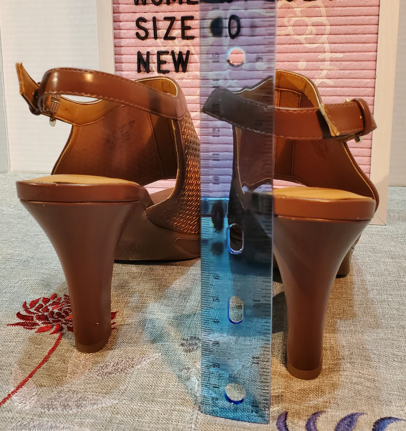 Naturalizer Women's Brown Heeled Sandals Size 10 - photo 5