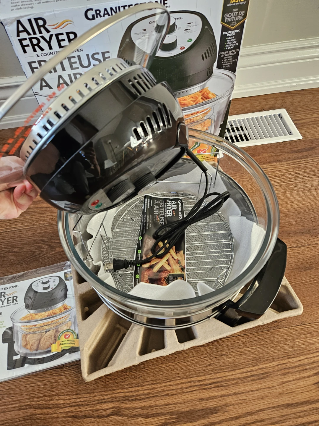Brand-new Granitestone Air Fryer (BigBoss) FOR PARTS - photo 5