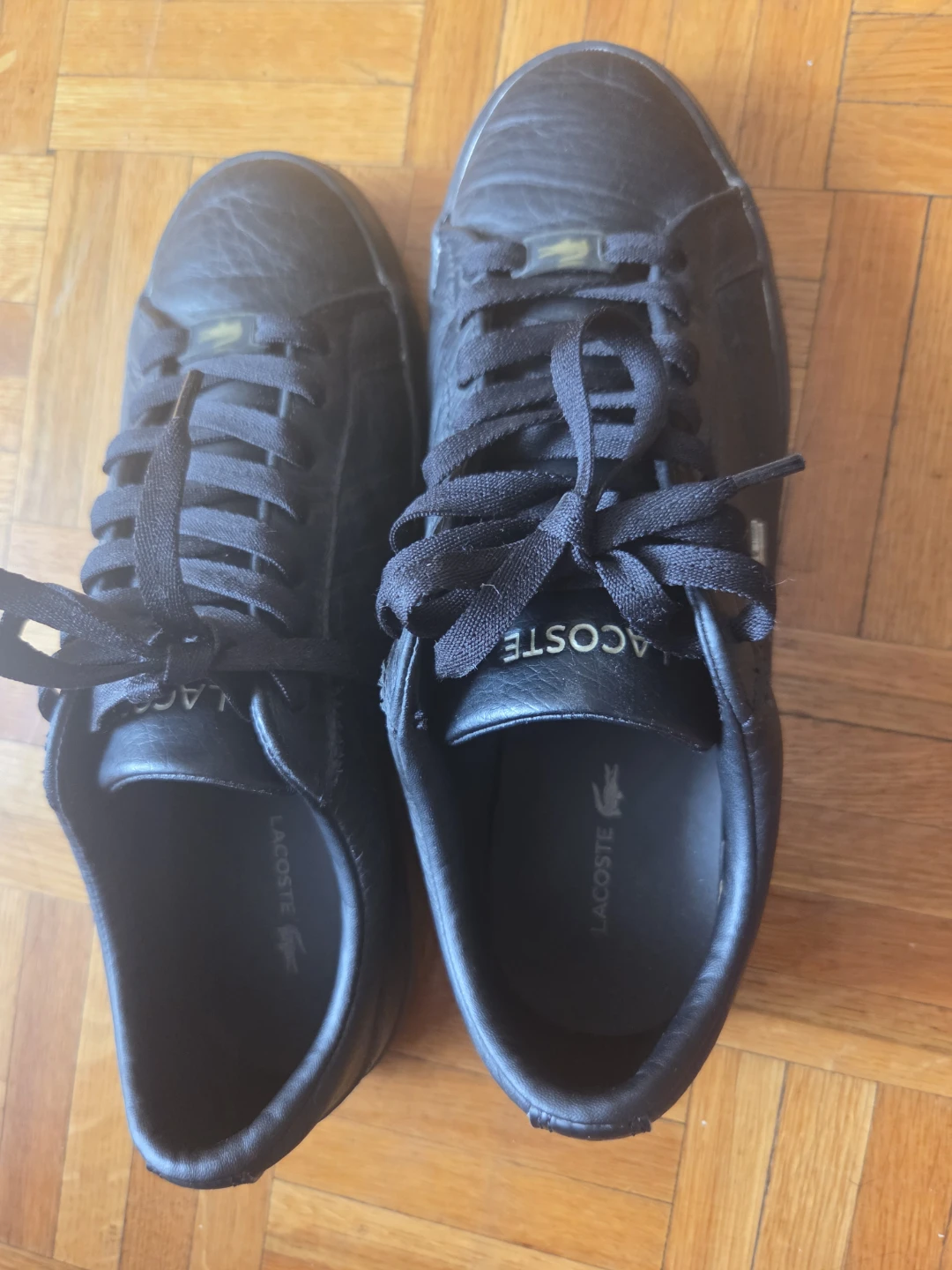 Black Lacoste Sneakers - Size 7 men