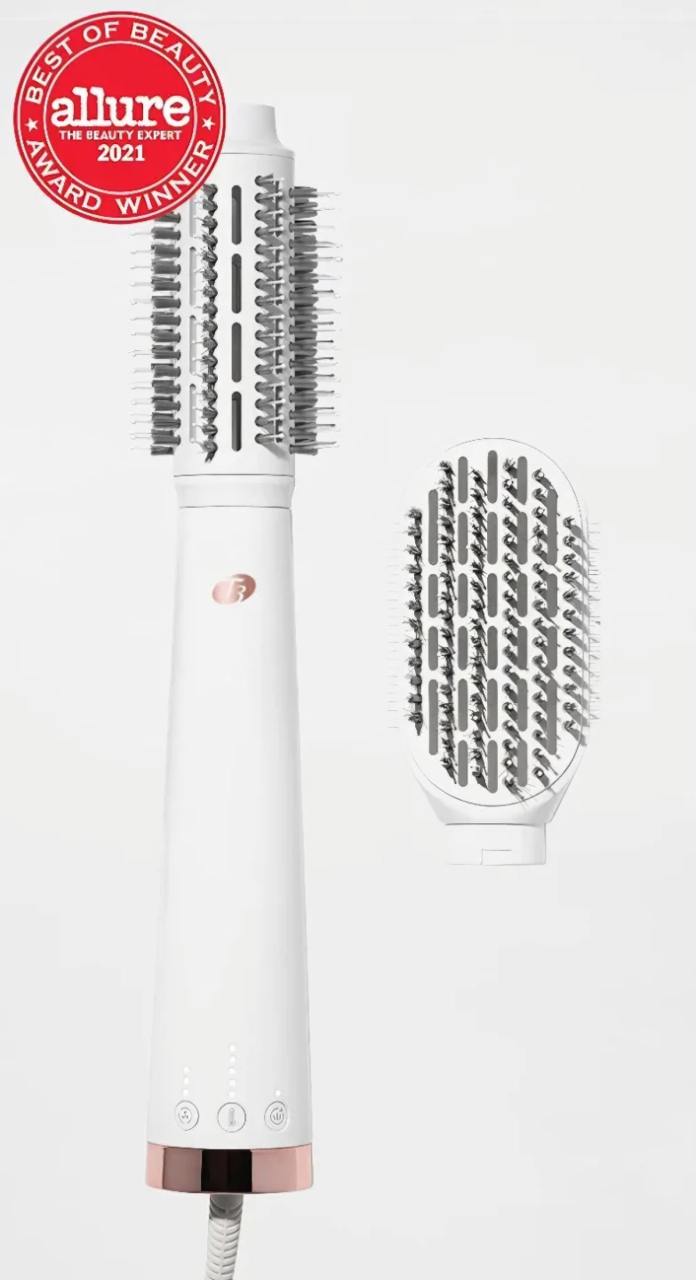 T3 AireBrush Duo Interchangeable Hot Air Blow Dry Brush - photo 4