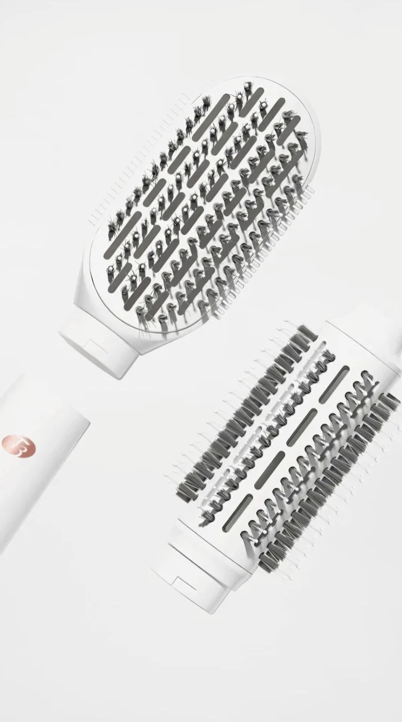 T3 AireBrush Duo Interchangeable Hot Air Blow Dry Brush - photo 5