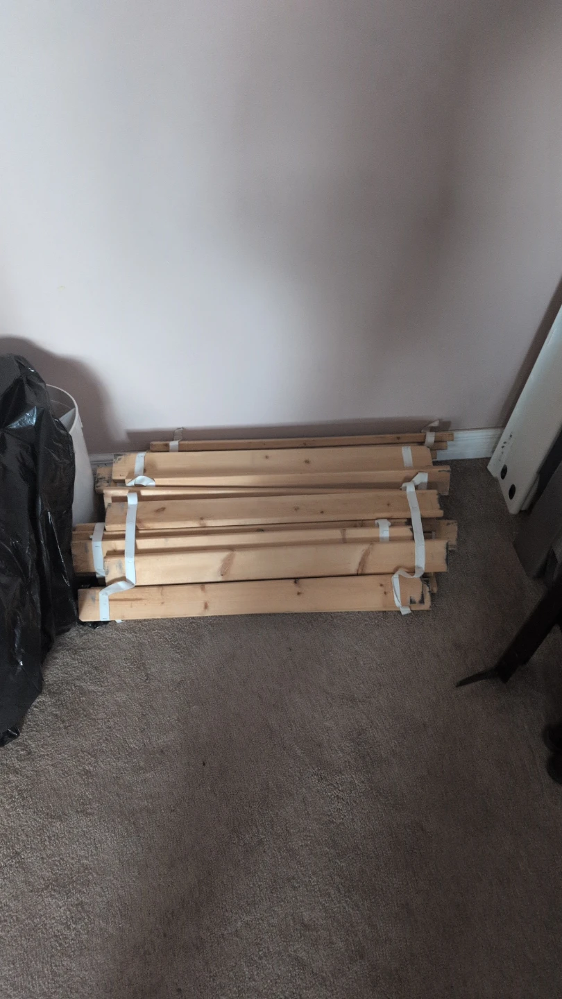 Metal Bed Frame and Wood Slats - photo 3