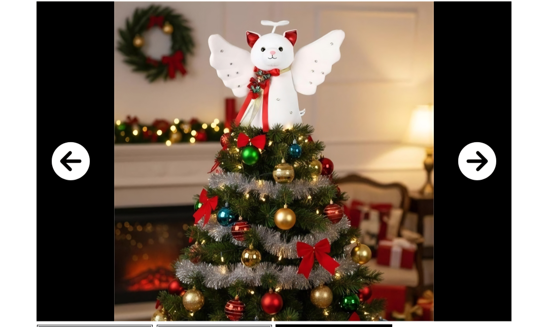 Beeveer Christmas Tree Topper Decoration Lighted A