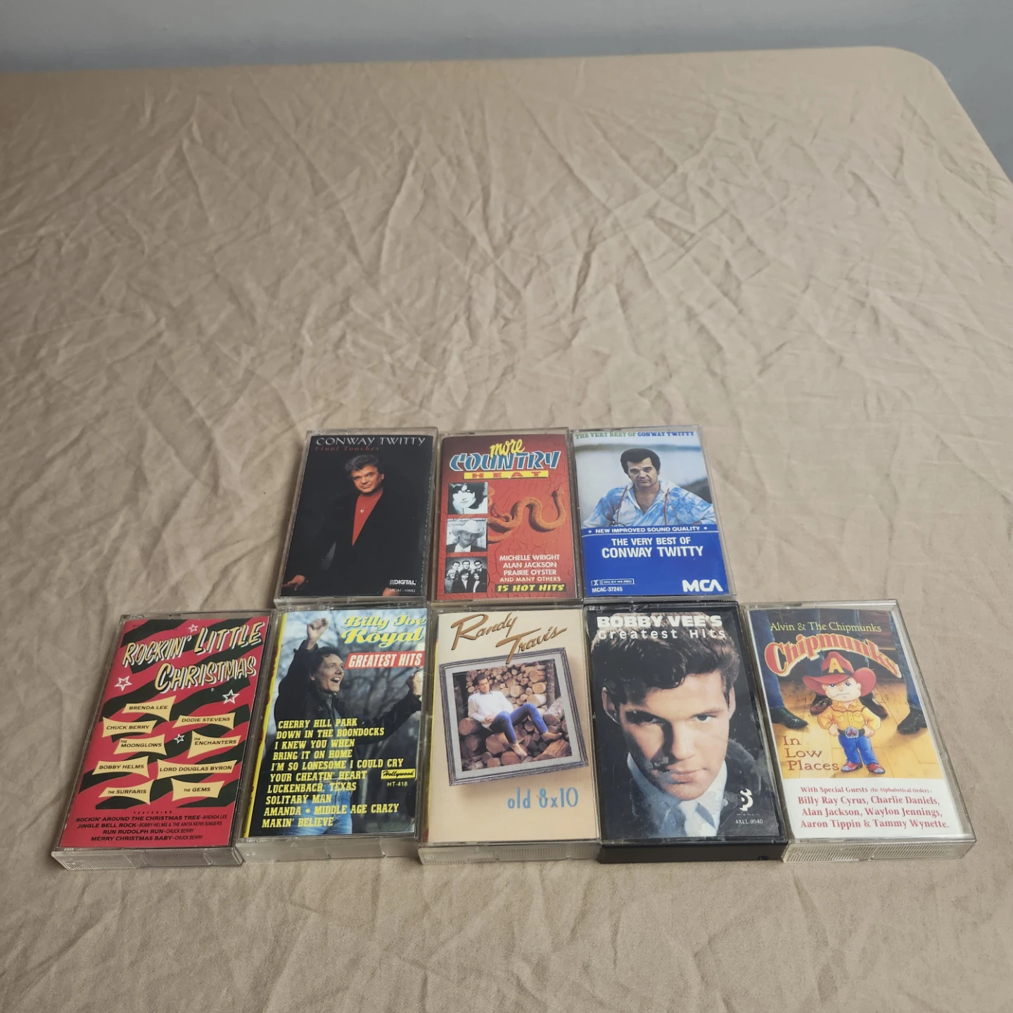 Assorted Country Music Cassette Tapes