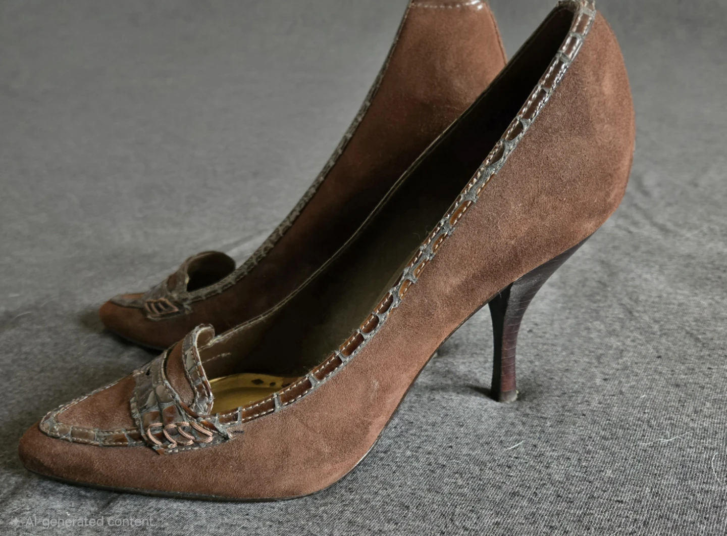 BCBGirls Brown Suede Pumps - photo 3